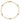14k Yellow Gold Complete 1/3 carat Bezel-set Diamond and Cable Chain 5-Station 7 inch Bracelet - Image 4