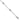 14k White Gold Bezel-Set Diamond Cable Chain Bracelet, 7 Inch - Image 1