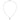 14K White Gold Infinity Necklace with 1/4 Carat Diamonds - 18 Inches - Image 4