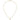 14K Gold Hammered Diamond Disk Necklace - 18 Inch - Image 4