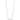 14K White Gold Curved Bar Necklace with Diamond Accent, 18 Inches - Image 2
