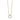 14k Gold Diamond Circle Necklace – 1/4 Carat, 18 Inch - Image 2