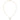 14k Gold Polished Diamond Circle Necklace - 18 Inch Statement Piece - Image 4