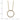14k Gold Polished Diamond Circle Necklace - 18 Inch Statement Piece - Image 5