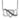 10k White Gold Triple Heart Necklace with Black and White Diamonds, 17 - Image 1