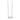10k White Gold Diamond Infinity Necklace - 18 Inch - Image 2