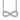 10k White Gold Diamond Infinity Necklace - 18 Inch - Image 1