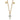 10k Gold Diamond Cross Pendant Necklace, 18-Inch Chain - Image 1