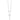 14k White Gold Diamond Bezel-Set Dangle Necklace, 18-Inch - Image 2