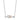 14k Two-Tone Diamond Heart Arrow Necklace - 18 Inch Length - Image 1