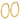 14k Gold Polished Round Omega Hoop Earrings - 40mm - Image 2