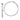 14k White Gold Polished Round Hoop Earrings with Square Tube Design - Image 1