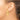 14k Gold Polished Flat Tube Hoop Earrings - Chic Modern Style - Image 2