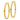 14k Gold Polished Oval Tube Hoop Earrings - Trendy Statement Jewelry - Image 1