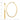 14k Gold Polished Large Oval Hoop Earrings - Image 3