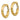14k 4x23mm Polished Round Omega Back Tube Hoop Earrings - Image 2