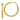 14k Gold Polished Round Tube Hoop Earrings - Modern Statement Style - Image 1