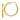 14k Gold Polished Round Tube Hoop Earrings - Modern Statement Style - Image 1