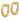 14k Gold Diamond-Cut Round Hoop Earrings - Modern Omega Back Design - Image 2