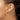 14k Gold Diamond-Cut Round Tube Hoop Earrings - Image 3
