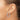 14k White Gold Diamond-Cut Round Tube Hoop Earrings - Chic Everyday Style - Image 3