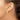 14k Gold High-Polish Oval Tube Hoop Earrings - Image 3