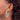 14k White Gold Oval Tube Hoop Earrings - Polished Chic for Every Occasion - Image 3
