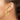 14k Gold High Polished Flat Tube Hoop Earrings - Image 3