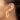 14k Gold Flat Tube Omega Hoop Earrings - Chic and Polished - Image 3