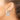 14k White Gold High-Polished Flat Tube Hoop Earrings - Image 3