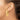 14k Gold High-Polished Oval Hoop Earrings - Image 3