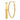 14k Gold Polished Oval Hoop Earrings - Statement Style for Everyday Wear - Image 1