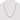 14K Rhodium-Plated Figaro Chain Necklace - 24 Inch, 3.2mm Modern Elegance - Image 4