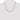 14K Rhodium-Plated Curb Chain Necklace - 20 Inch, 3.4mm Modern Style - Image 4