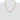 14K White Gold 20" Rhodium-Plated Curb Chain with Lobster Clasp - Image 4
