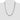 Rhodium-Plated Silver Flat Anchor Chain Necklace, 24-Inch - Image 4