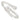 Sterling Silver Polished Twist Patterned Hinged Bangle - Image 1