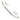 Sterling Silver Polished with Hammered Ends Cuff Bangle - Image 1