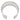 Sterling Silver 49.5mm Hammered Cuff Bangle - Image 1