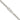 Sterling Silver Rhodium-plated 2.5mm 8 Sided Box Chain - Image 3