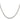 Sterling Silver Rhodium-plated 3.95mm Beveled Oval Cable Chain - Image 2