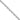 Sterling Silver Rhodium-plated 3.95mm Beveled Oval Cable Chain - Image 1