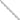 Sterling Silver Rhodium-plated 5.4mm Beveled Oval Cable Chain - Image 1