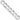 Sterling Silver Rhodium-plated 15.75mm Concave Beveled Curb Chain - Image 1