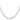 Sterling Silver Rhodium-plated 3.5mm Cable Chain - Image 2