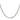 Sterling Silver Rhodium-plated Polished 3.4mm Domed Curb Chain - Image 2