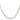 Sterling Silver Rhodium-plated 2.5mm Diamond-cut Rope Chain - Image 2
