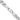 Sterling Silver Rhodium-plated 24 inch 8.25mm D/C Flat Anchor Curb Chain - Image 3