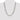 Silver Beveled Curb Chain Necklace - Modern Style Statement - Image 4