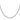 Sterling Silver Rhodium-plated Polished 3.15mm Curb Chain - Image 2